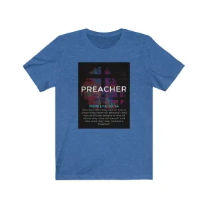 Unisex Jersey Short Sleeve Tee (Black Love Rocks Original Design - Preacher)