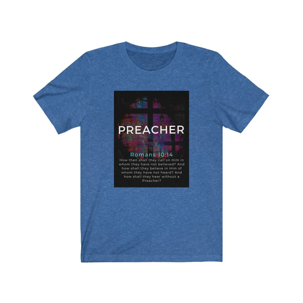 Unisex Jersey Short Sleeve Tee (Black Love Rocks Original Design - Preacher)