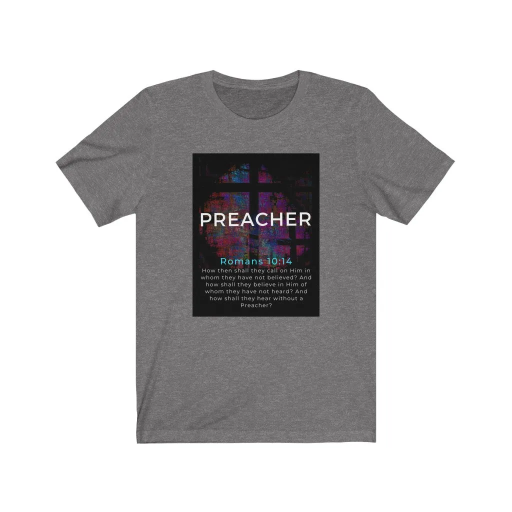 Unisex Jersey Short Sleeve Tee (Black Love Rocks Original Design - Preacher)