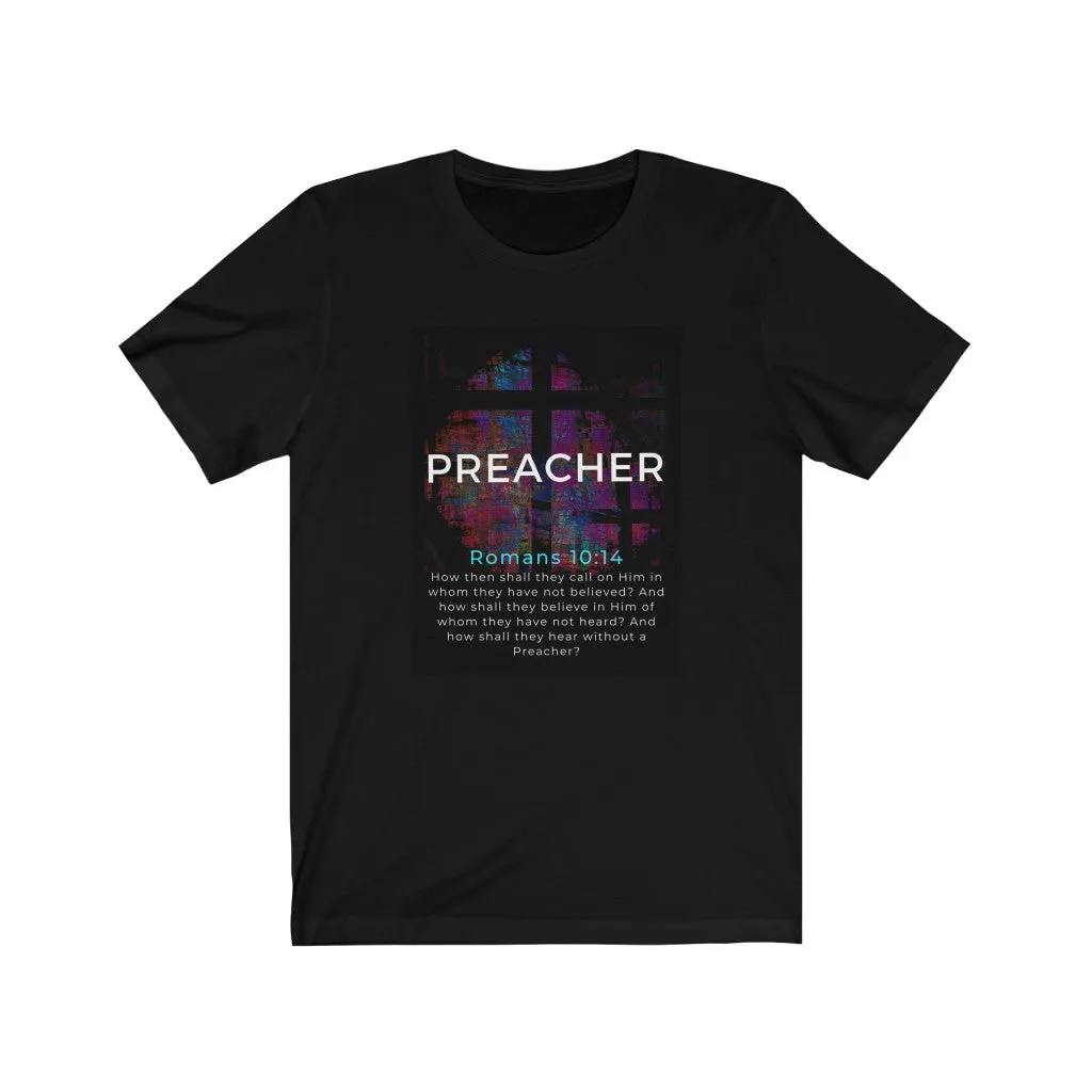 Unisex Jersey Short Sleeve Tee (Black Love Rocks Original Design - Preacher)
