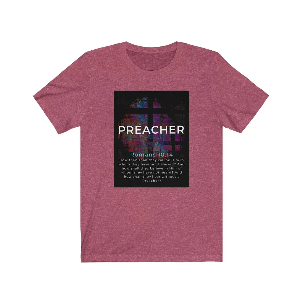 Unisex Jersey Short Sleeve Tee (Black Love Rocks Original Design - Preacher)