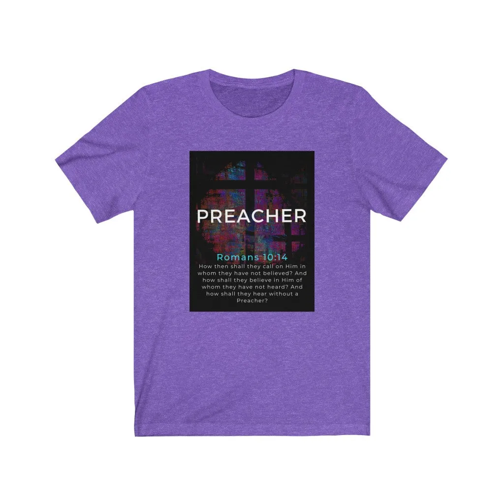 Unisex Jersey Short Sleeve Tee (Black Love Rocks Original Design - Preacher)