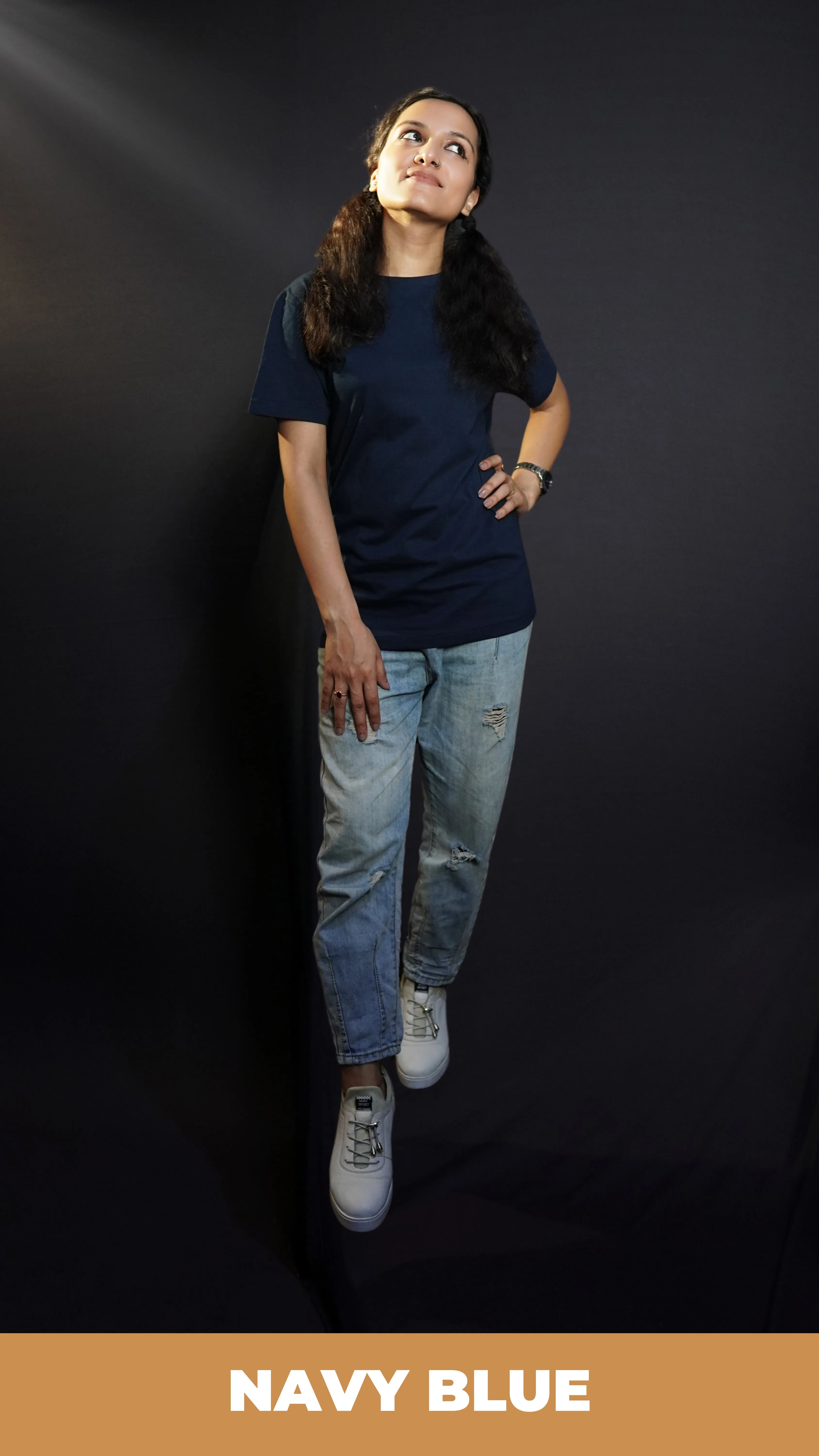 Unisex Navy Blue T shirt
