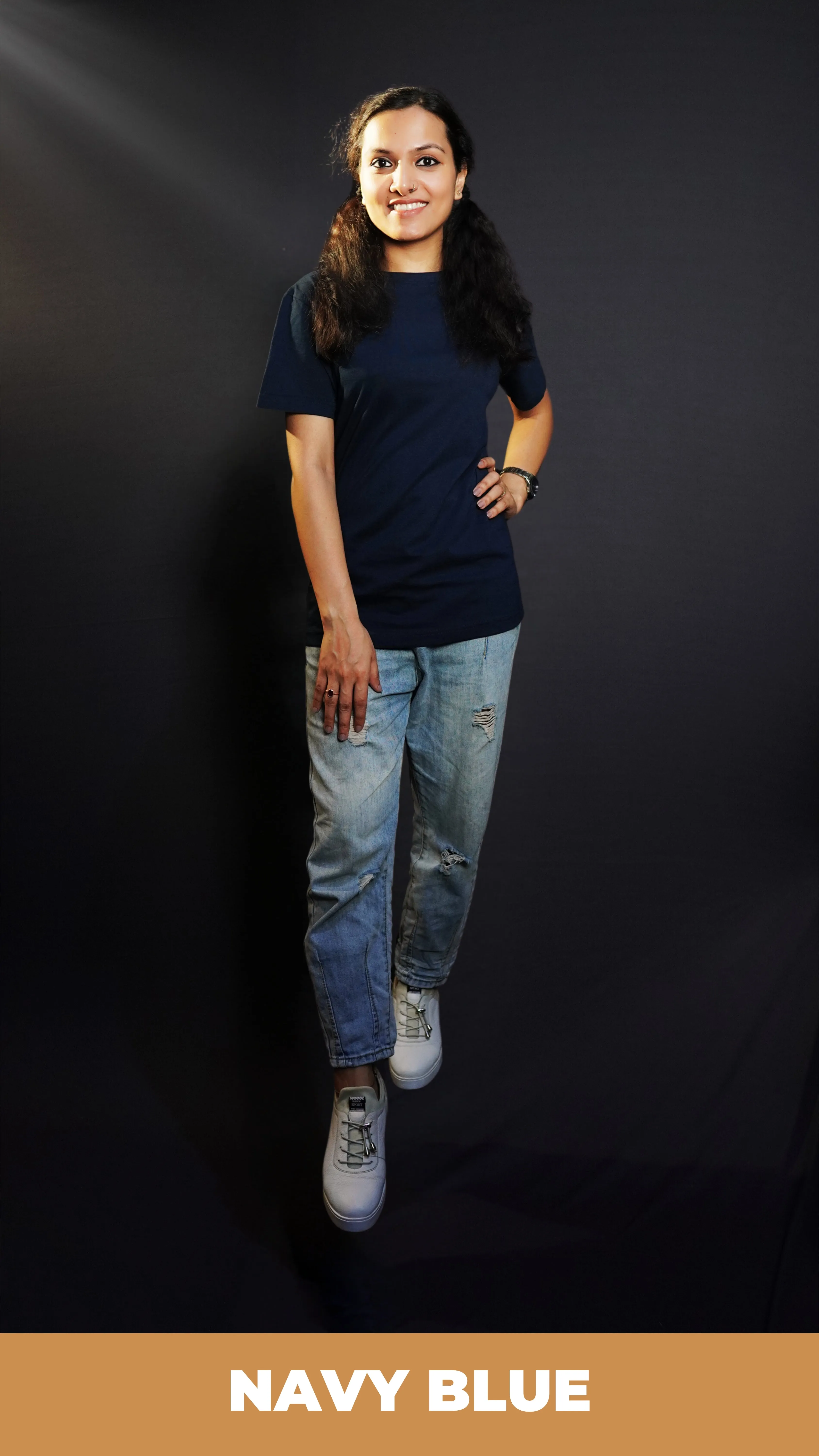 Unisex Navy Blue T shirt