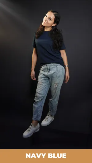 Unisex Navy Blue T shirt