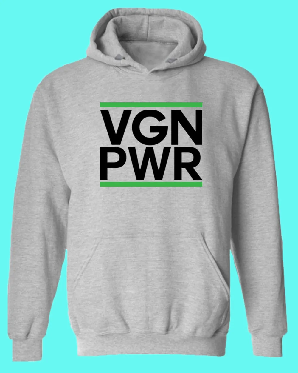 Vegan Power Hoodie, Vegetarian Hoodie