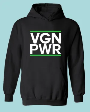 Vegan Power Hoodie, Vegetarian Hoodie