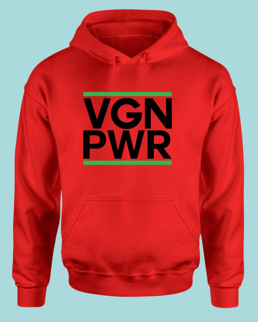 Vegan Power Hoodie, Vegetarian Hoodie