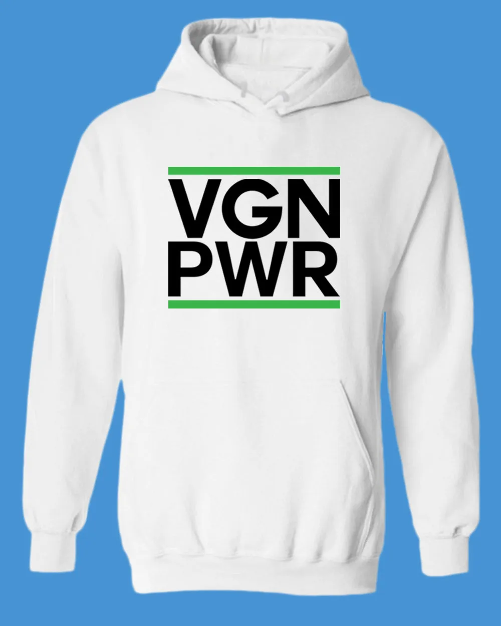 Vegan Power Hoodie, Vegetarian Hoodie