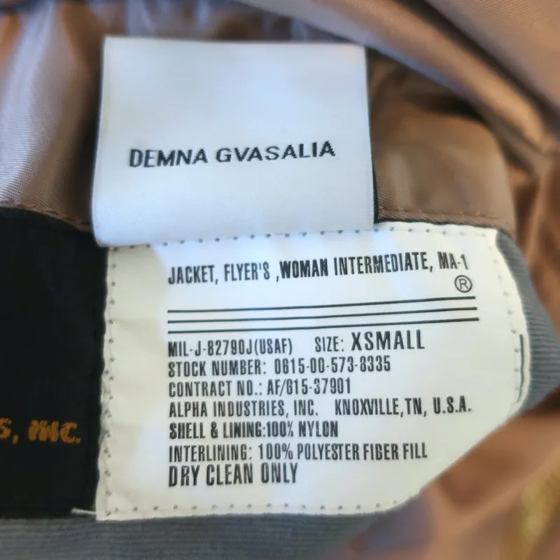 Vetements x Alpha Industries MA-1 Reversible Bomber Jacket Pink Size Extra Small