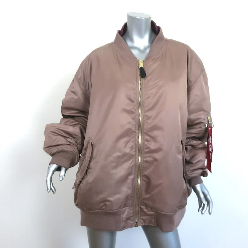 Vetements x Alpha Industries MA-1 Reversible Bomber Jacket Pink Size Extra Small