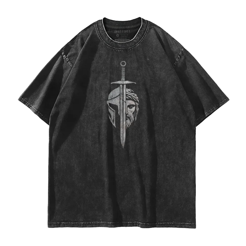 Warrior and Faith Washed T-Shirt