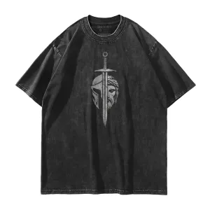 Warrior and Faith Washed T-Shirt
