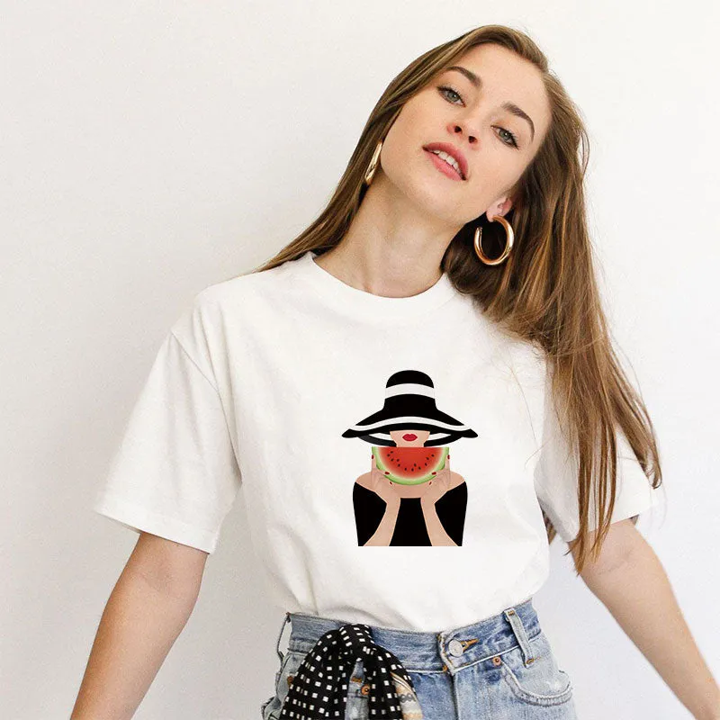 Watermelon Belongs to Summer Cotton Tee