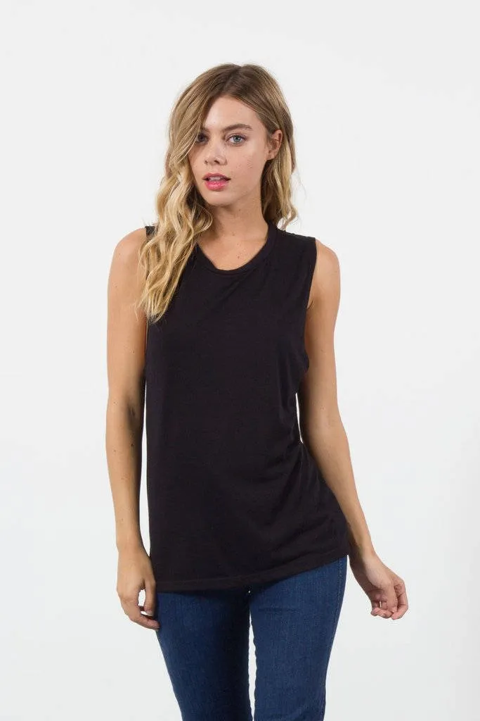 Wears Black Loves Food Avoids People Yoga Shirt