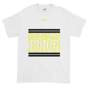 White Black and Yellow Short-Sleeve T-Shirt