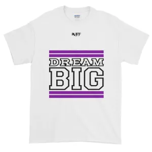 White Purple and Black Short-Sleeve T-Shirt