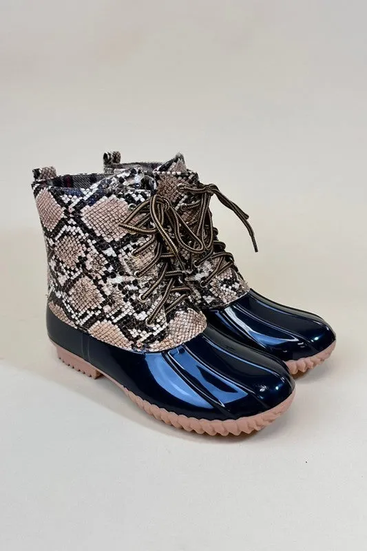 Women's Animal Print Rain, Snow, Mud, Boots
