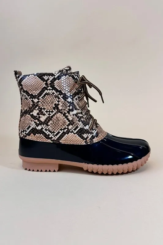 Women's Animal Print Rain, Snow, Mud, Boots