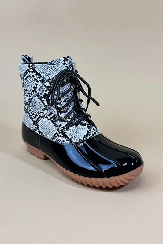 Women's Animal Print Rain, Snow, Mud, Boots
