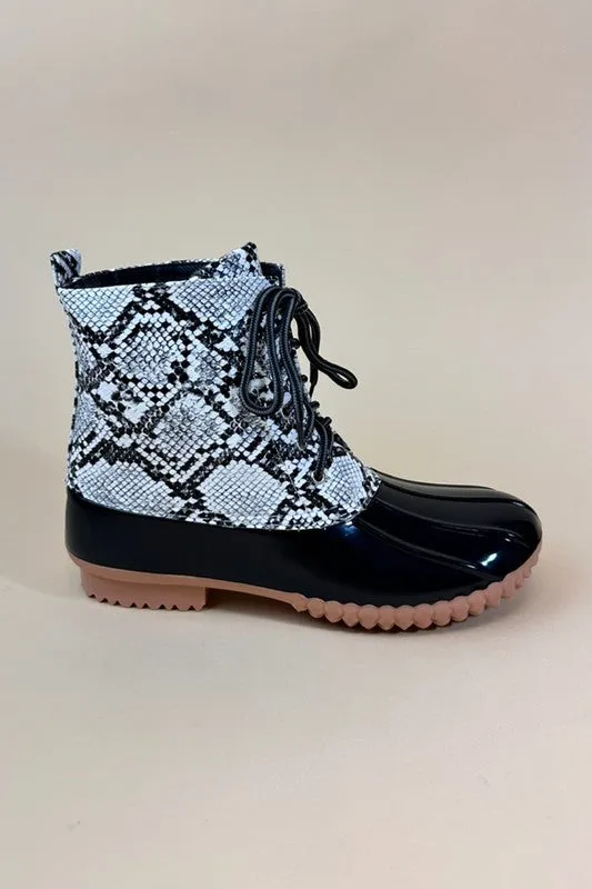 Women's Animal Print Rain, Snow, Mud, Boots