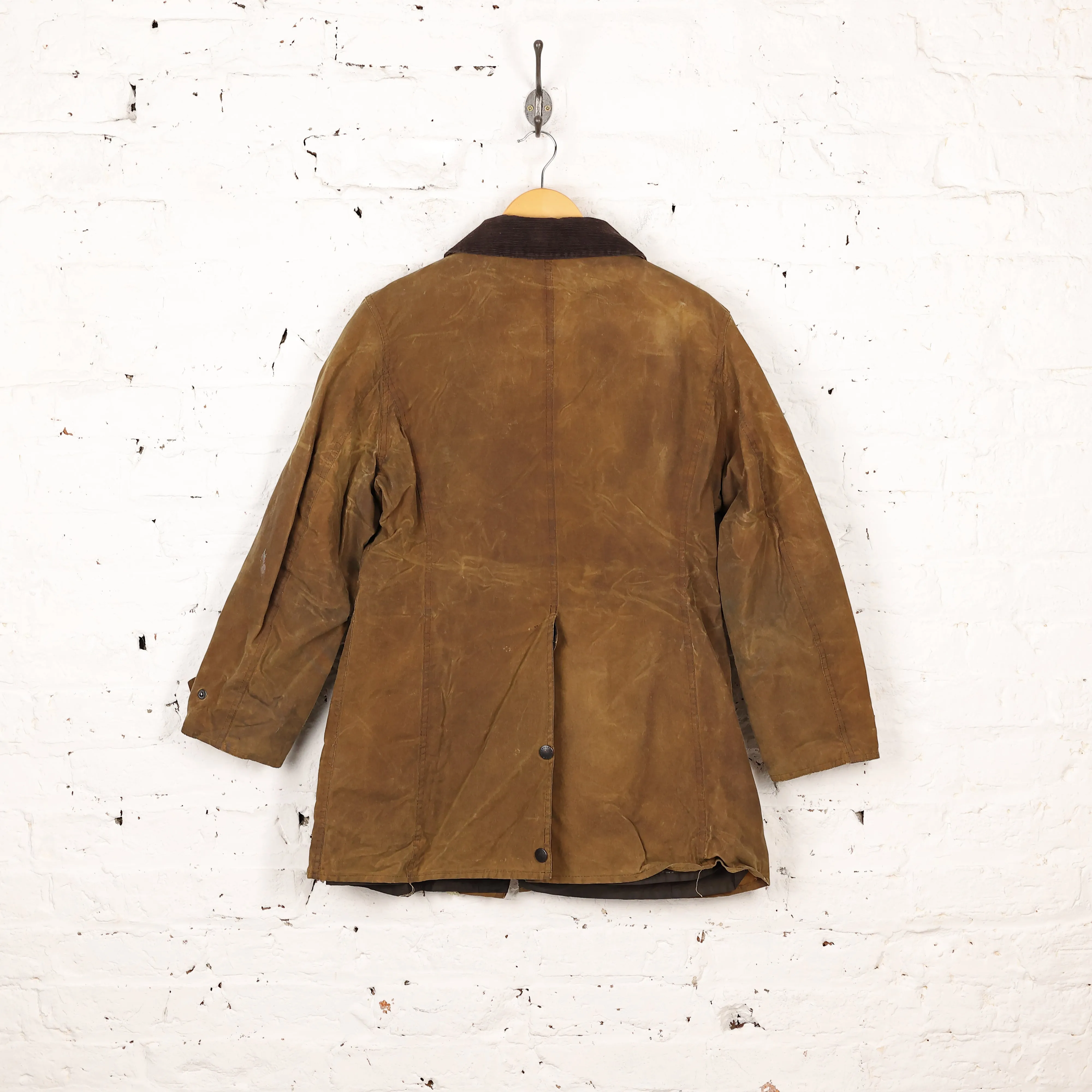 Women's Barbour Newmarket Wax Jacket - Brown - Women's L