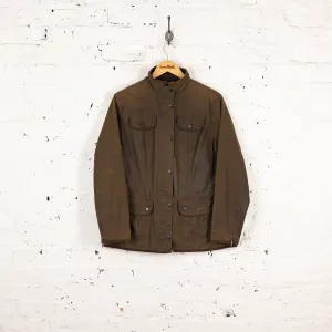 Women's Barbour Utility Wax Jacket - Brown - Women's XL