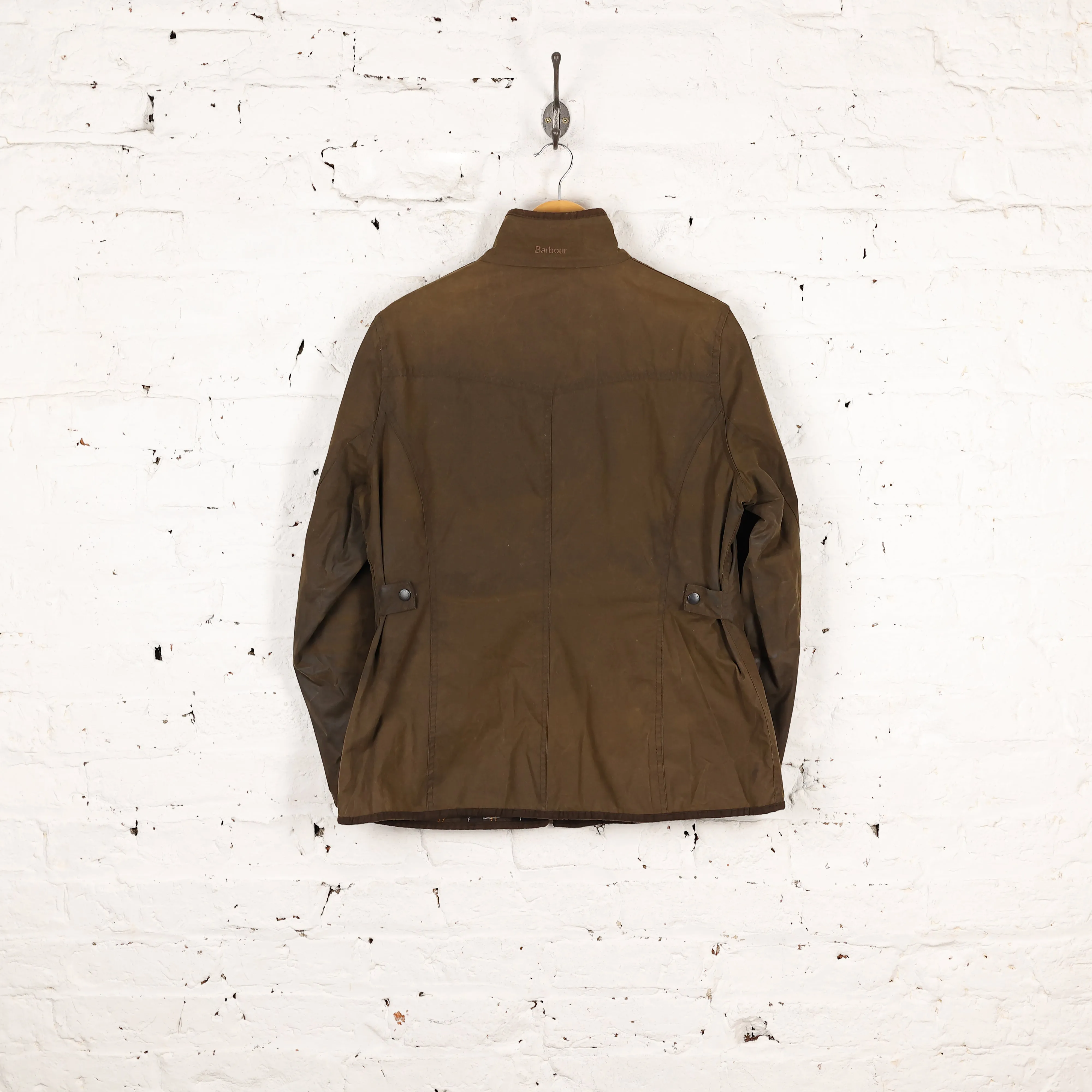 Women's Barbour Utility Wax Jacket - Brown - Women's XL