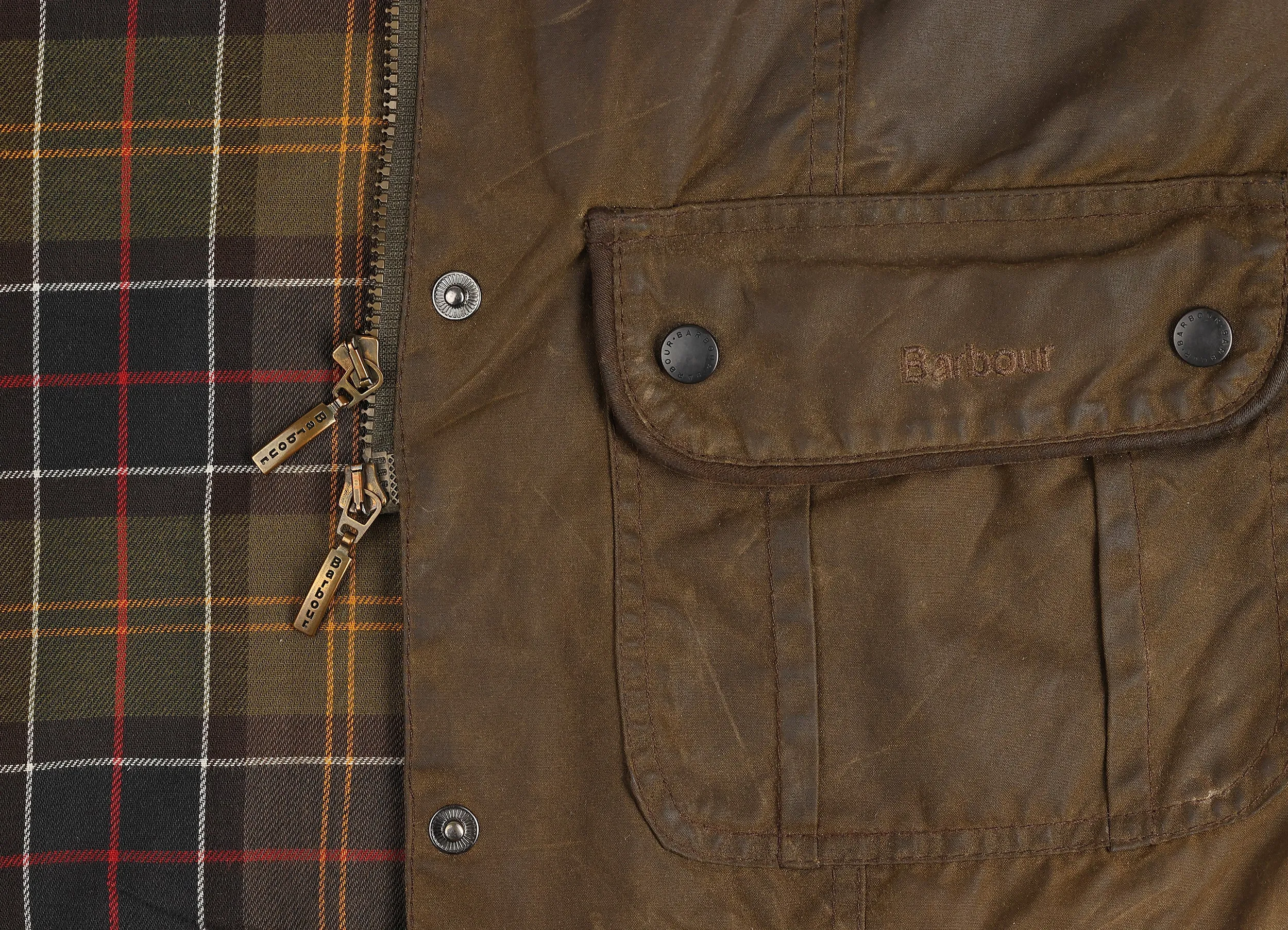 Women's Barbour Utility Wax Jacket - Brown - Women's XL