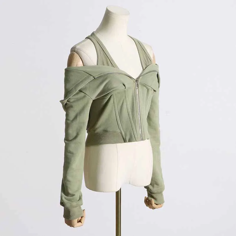 Women's Layered Corset hoodie