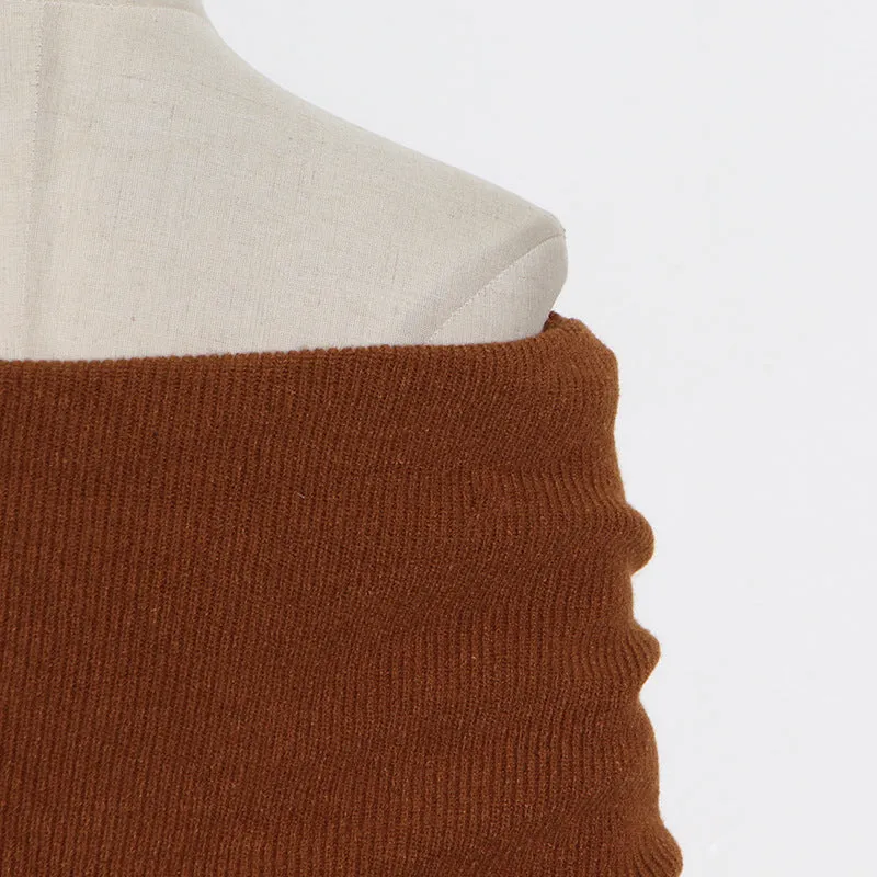 Women's Off-Shoulder Knitted Top