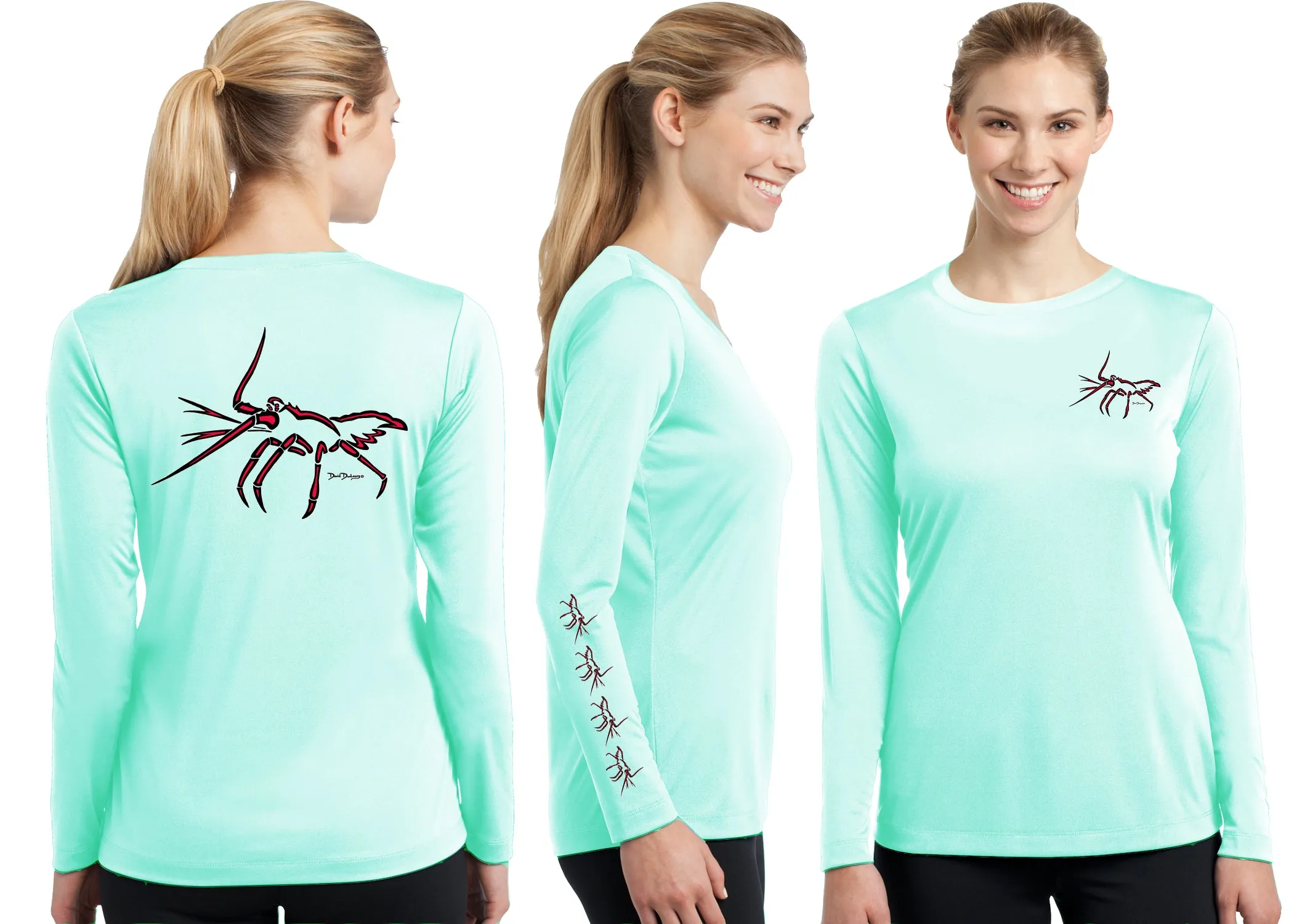 Women’s Performance Lobster Deco Long Sleeve