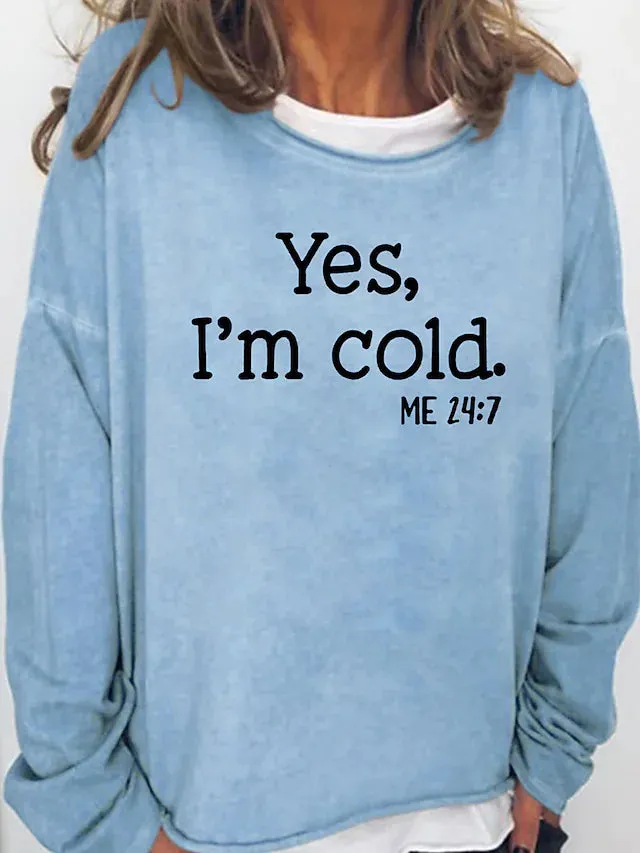 Women's Sweatshirt Pullover Streetwear Letter