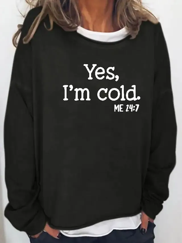 Women's Sweatshirt Pullover Streetwear Letter