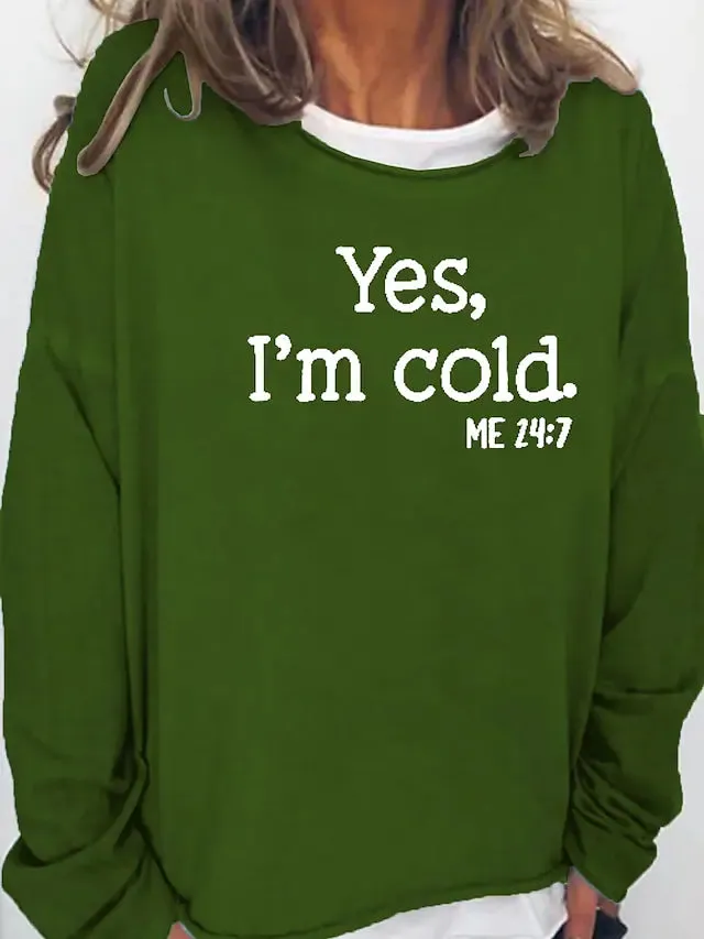 Women's Sweatshirt Pullover Streetwear Letter