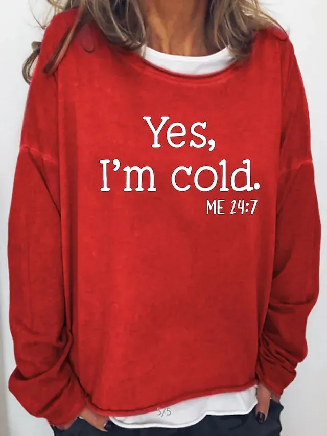 Women's Sweatshirt Pullover Streetwear Letter