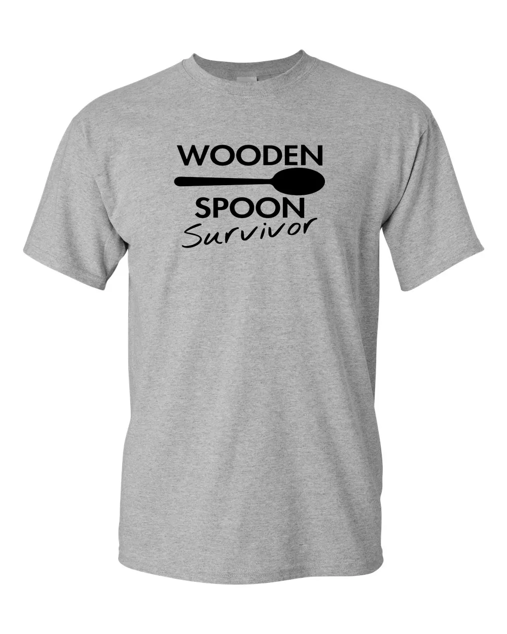 Wooden Spoon Survivor T-shirt Adult Humor Tee Sarcastic Funny T Shirt