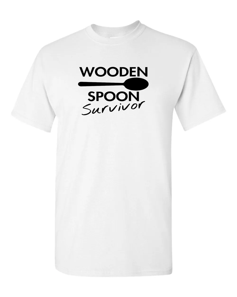 Wooden Spoon Survivor T-shirt Adult Humor Tee Sarcastic Funny T Shirt