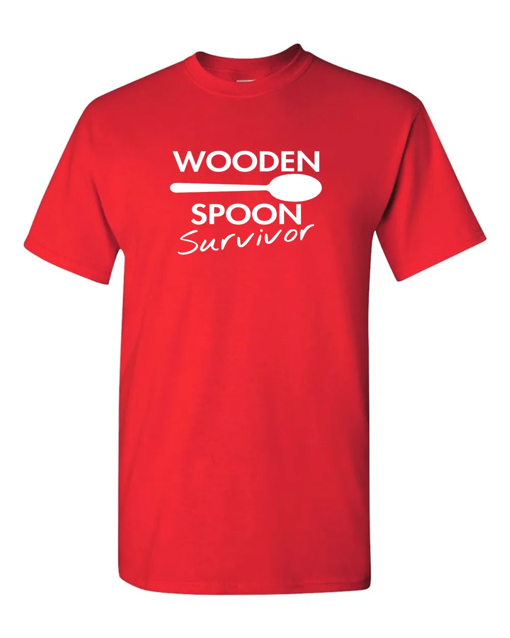 Wooden Spoon Survivor T-shirt Adult Humor Tee Sarcastic Funny T Shirt