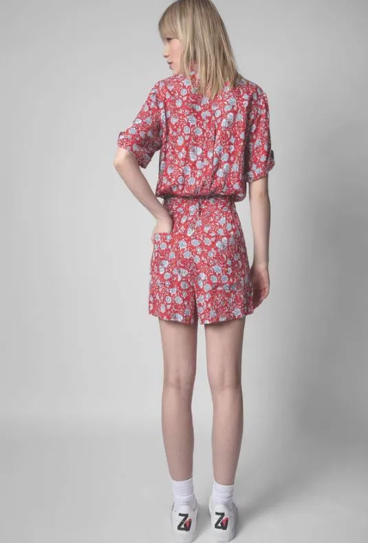 Zadig & Voltaire - Cookis Floral Playsuit